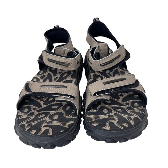 Nike‎ ACG Outdoor Hiking Sandals Leather Slip-On Open Toe Tan/Black Mens Size 7 main image 2